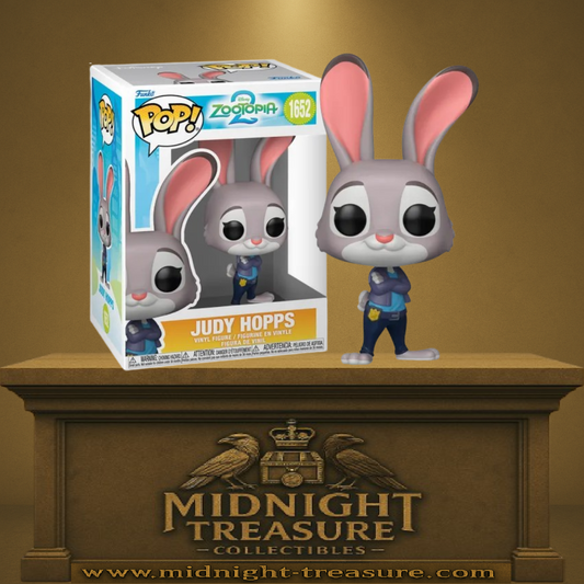Funko Pop! Disney – Judy Hopps (N°1652). Judy Hopps en uniforme de policière, version Zootopia 2 (Zootopie 2).