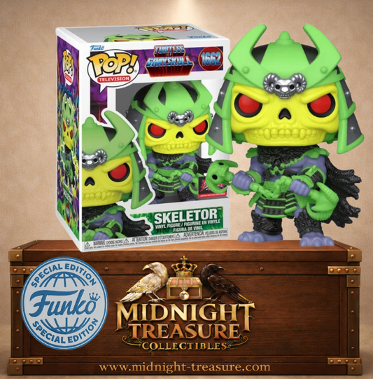 Funko Pop! Television N°1662 – Skeletor Turtles of Grayskull crossover tortues ninja.
