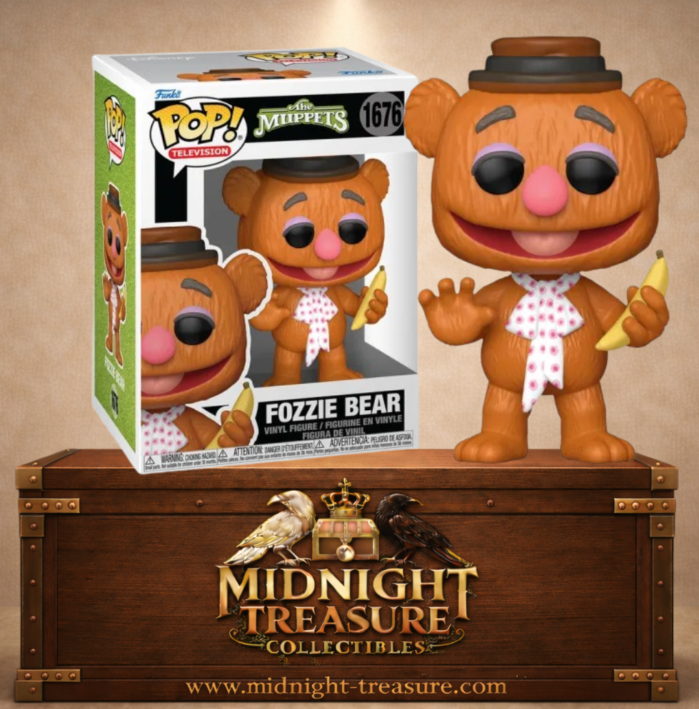 Funko Pop! Television N°1676 – Fozzie Bear The Muppets avec banane humour.