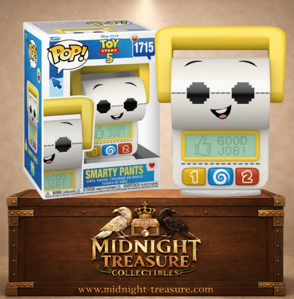 Funko Pop! Disney N°1715 – Smarty Pants, jouet électronique éducatif avec écran numérique affichant Good Job! inspiré de Toy Story 5.