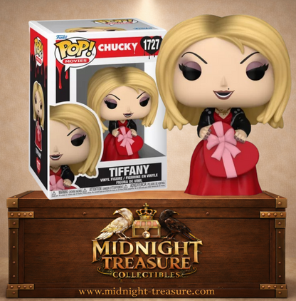 Funko Pop! Movies N°1727 – Tiffany (Valentine's Day) (Tiffany – Saint-Valentin), édition spéciale inspirée de Chucky.