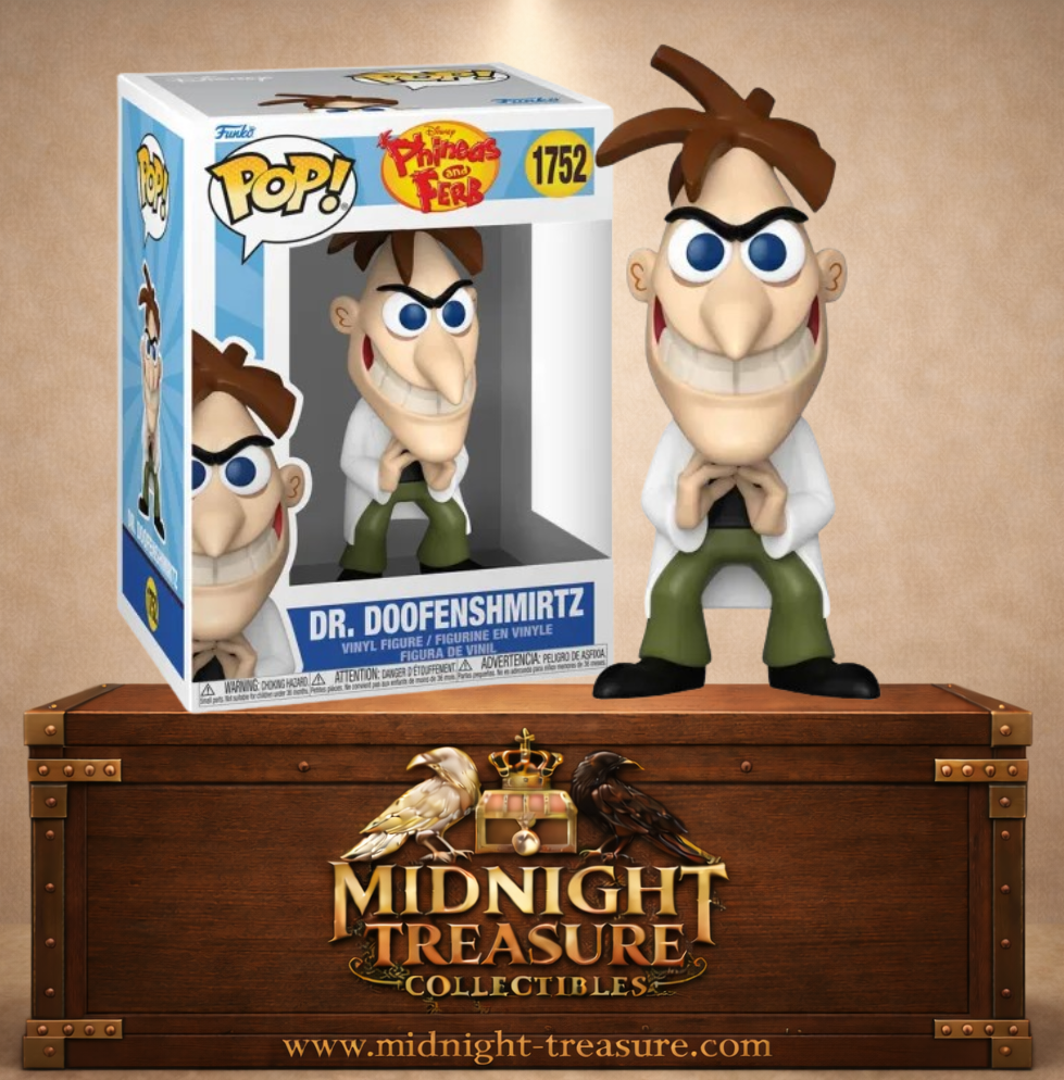 Funko Pop! N°1752 – Dr. Doofenshmirtz, inspirée de Phineas and Ferb (Phinéas et Ferb).