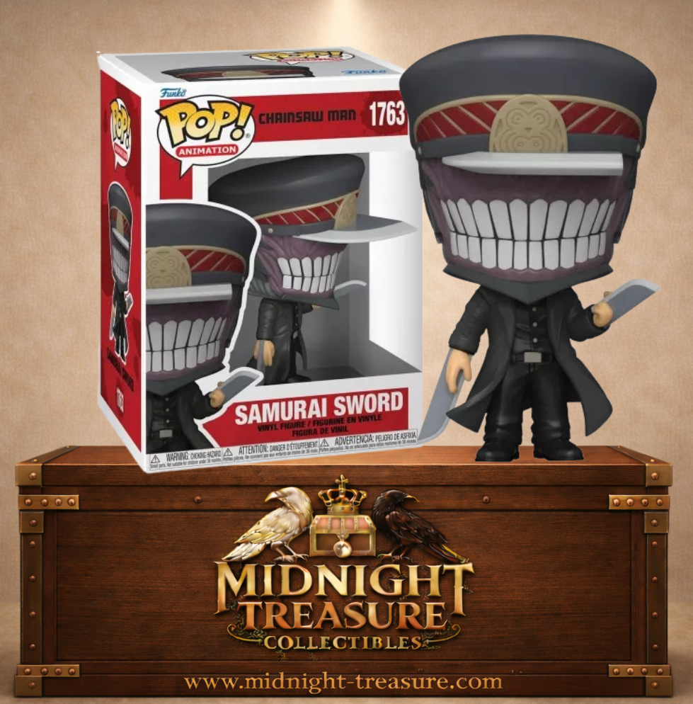 Funko Pop! Animation N°1763 – Samurai Sword – Chainsaw Man. Figurine Samurai Sword hybride démon avec sabres.