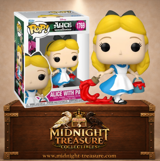 🎨🌹 Funko Pop! Disney N°1769 – Alice with Paint (Alice avec peinture) – Alice in Wonderland (Alice au Pays des Merveilles) 🌹🎨