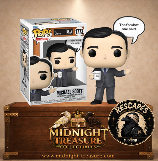 😂☕ Funko Pop! Television N°1773 – Michael Scott “That’s What She Said” – The Office ☕😂