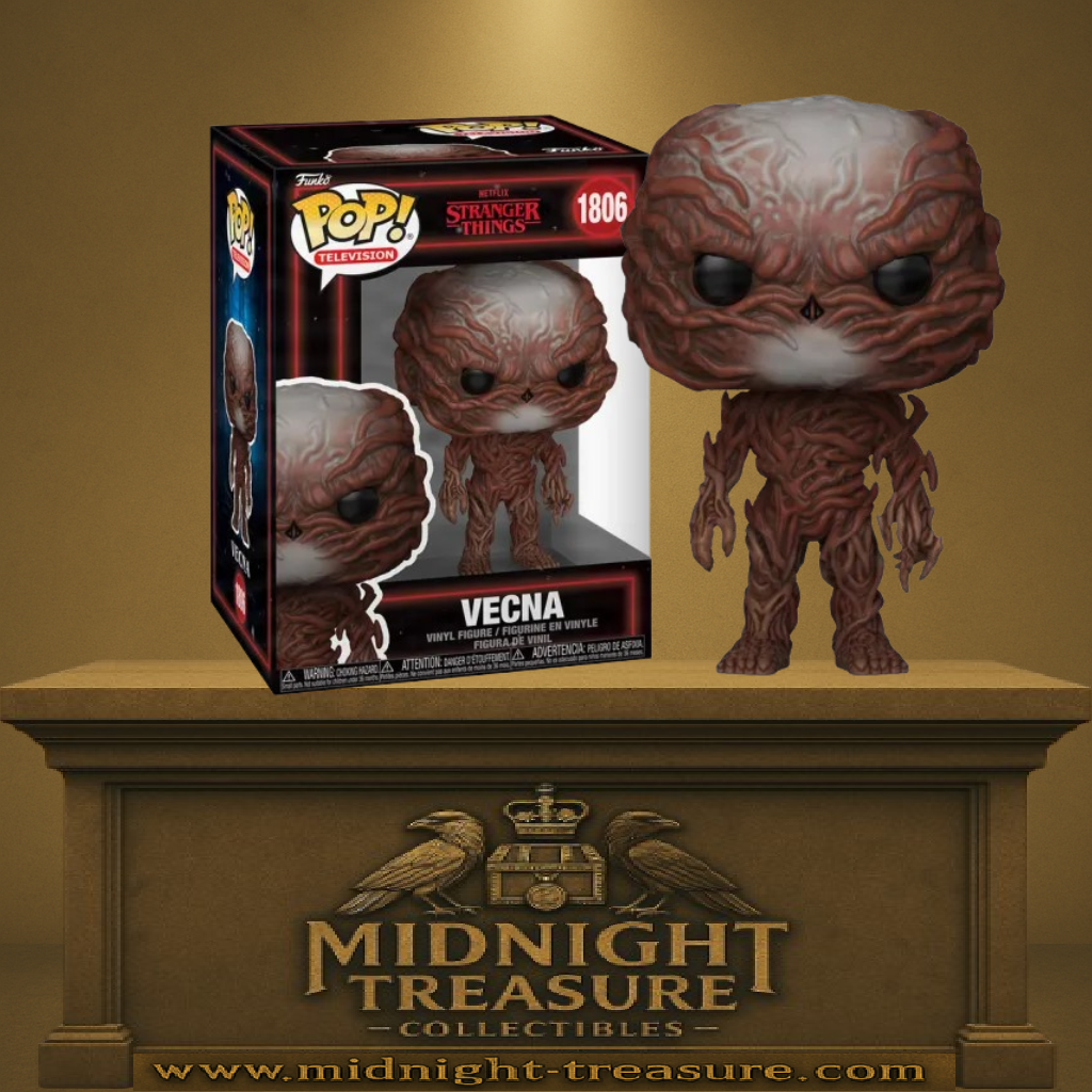 Funko Pop! Stranger Things – Vecna (N°1806). Créature humanoïde monstrueuse issue du Monde à l’Envers, antagoniste central de la saison finale.