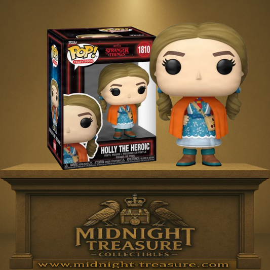 Funko Pop! Stranger Things – Holly the Heroic (Holly l’Héroïque) (N°1810). Holly Wheeler en tenue de saison 5, figurine fidèle à l’univers Stranger Things.