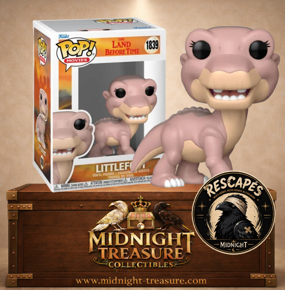 Funko Pop! Movies N°1839 – Littlefoot Petit-Pied, jeune Long-Cou Apatosaurus du film The Land Before Time, Le Petit Dinosaure et la Vallée des merveilles.
