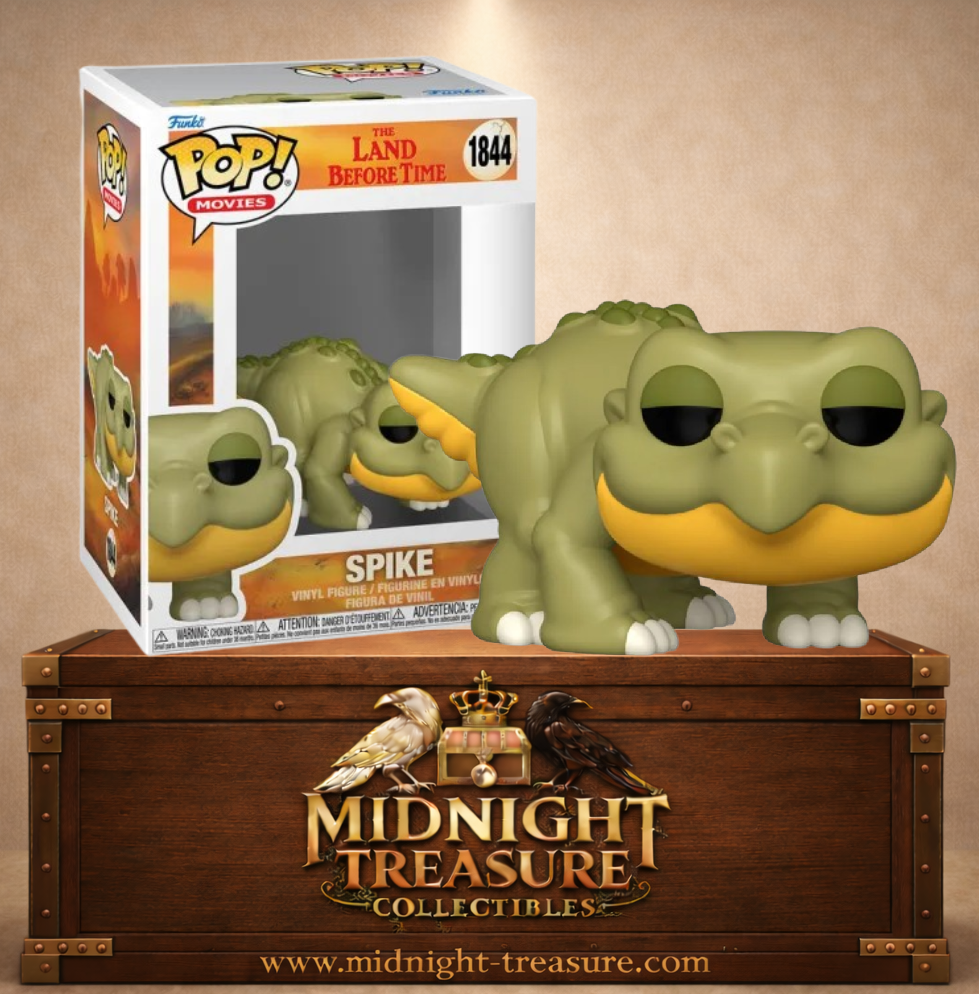 Funko Pop! Movies N°1844 – Spike Pointu, jeune stégosaure vert de The Land Before Time Le Petit Dinosaure et la Vallée des merveilles.
