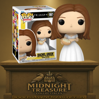 Funko Pop! Television – Rachel Green (Wedding Dress / Robe de Mariée) (N°1867). Rachel en robe de mariée inspirée de l’épisode pilote de Friends.