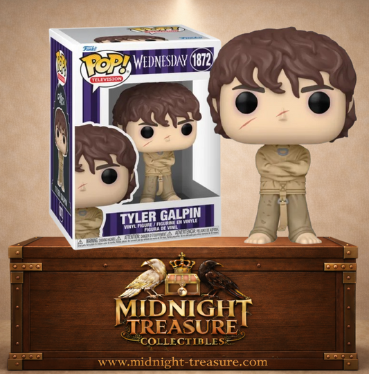 Funko Pop! Television N°1872 – Tyler Galpin Wednesday tenue contention Hyde.