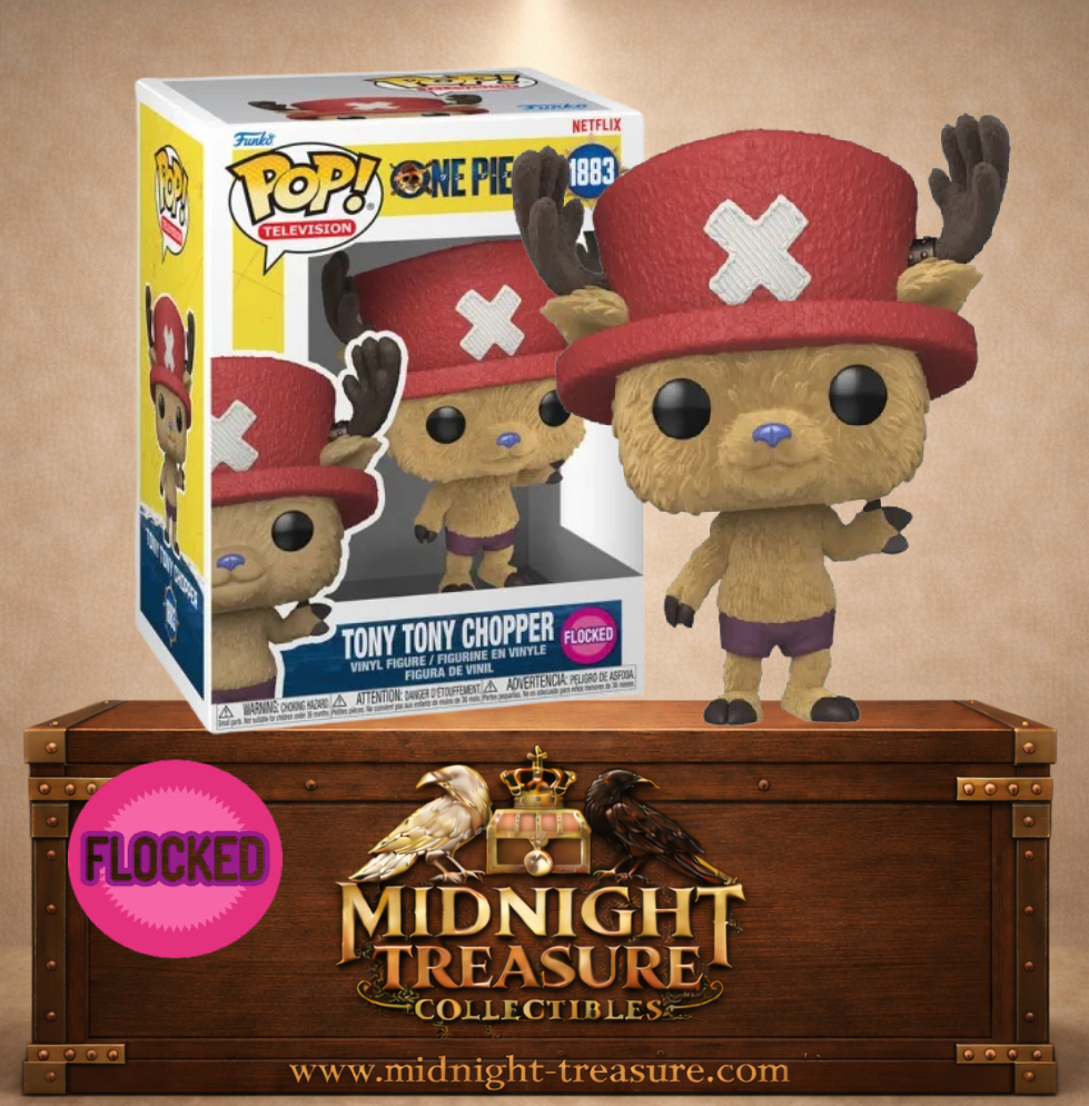 Funko Pop! Television N°1883 – Tony Tony Chopper Flocked One Piece live action effet velours.