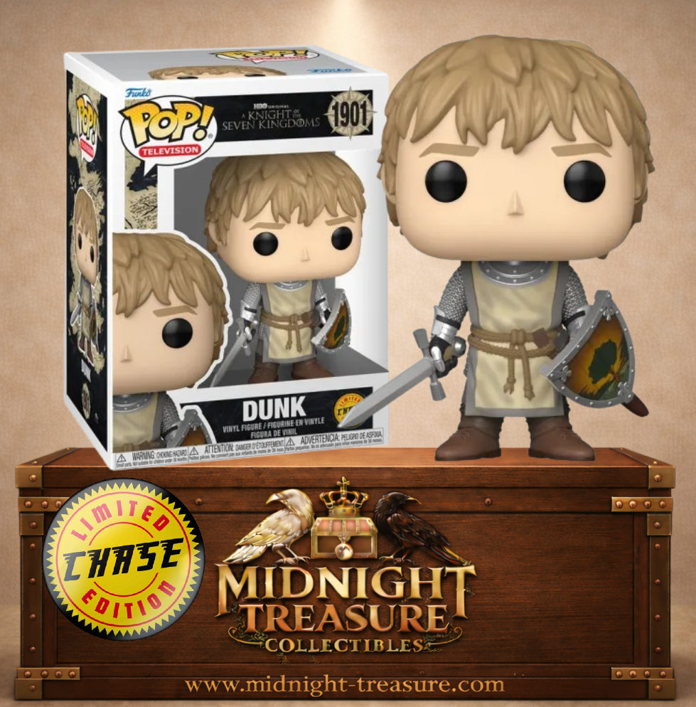 Funko Pop! A Knight of the Seven Kingdoms N°1901 – Dunk Chase avec armure, épée et bouclier. Une figurine fidèle parfaite pour les fans de Game of Thrones.