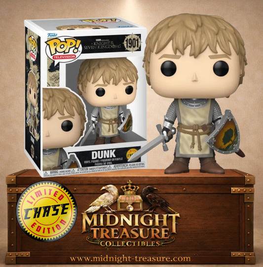 Funko Pop! A Knight of the Seven Kingdoms N°1901 – Dunk Chase avec armure, épée et bouclier. Une figurine fidèle parfaite pour les fans de Game of Thrones.