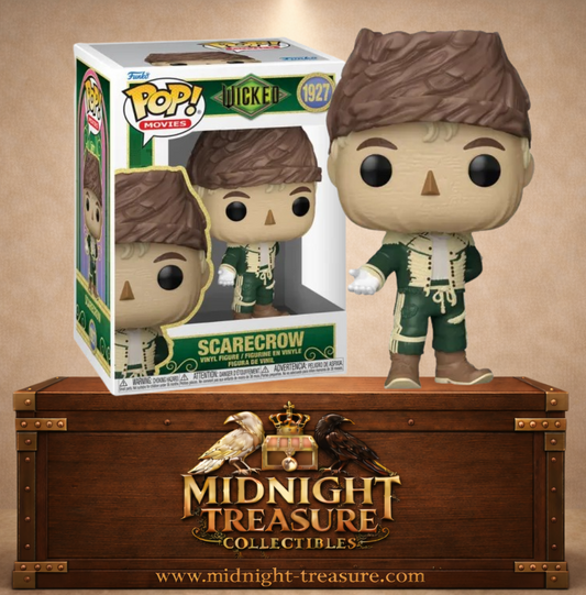 Funko Pop! Movies N°1927 – Scarecrow – Wicked. Figurine Épouvantail inspirée de l’univers du Magicien d’Oz.