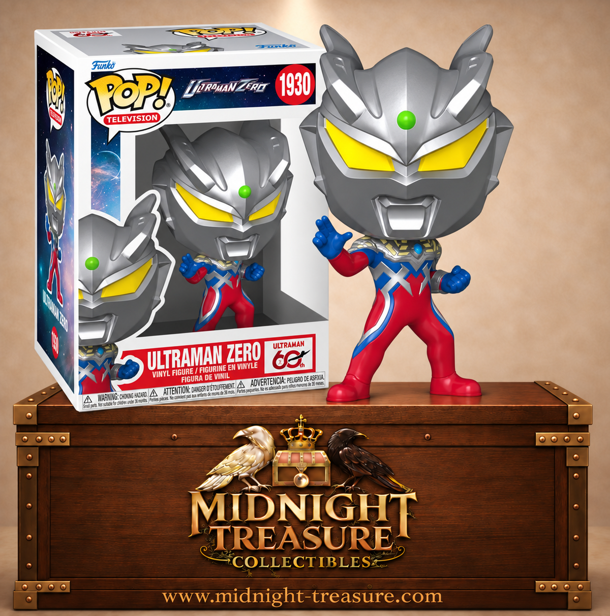 ⚡🌌 Funko Pop! Television N°1930 – Ultraman Zero – Ultraman Zero 🌌⚡