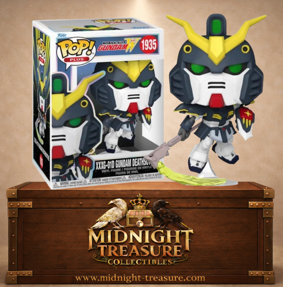 Funko Pop! Animation N°1935 – Gundam Deathscythe – Gundam Wing. Figurine avec faux énergétique verte.