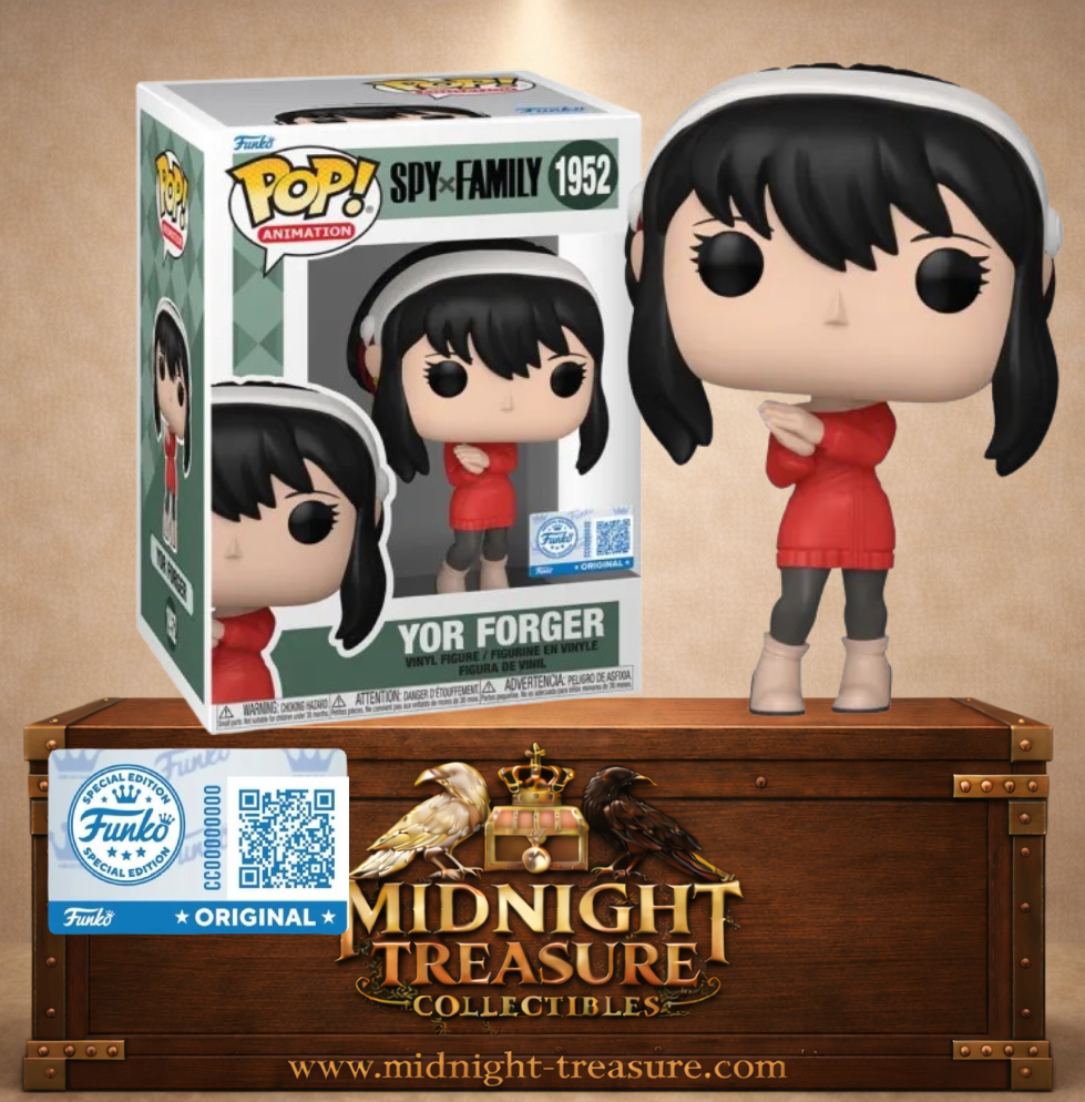 Funko Pop! Animation N°1952 – Yor Forger Spy x Family tenue civile rouge.