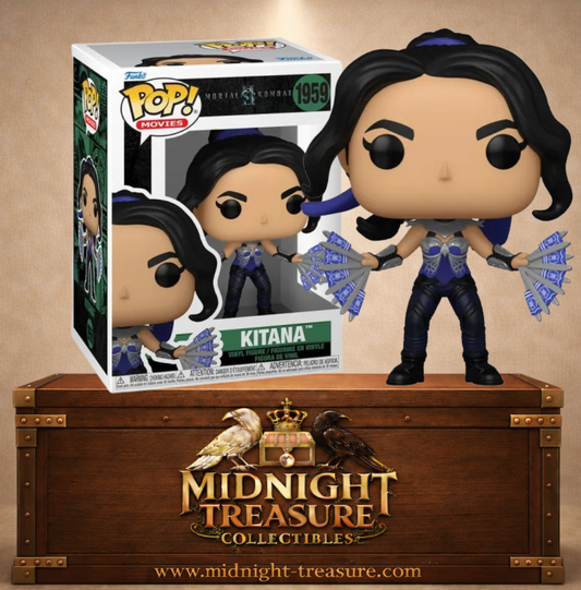 Funko Pop! Movies N°1959 – Kitana Mortal Kombat éventails combat princesse.