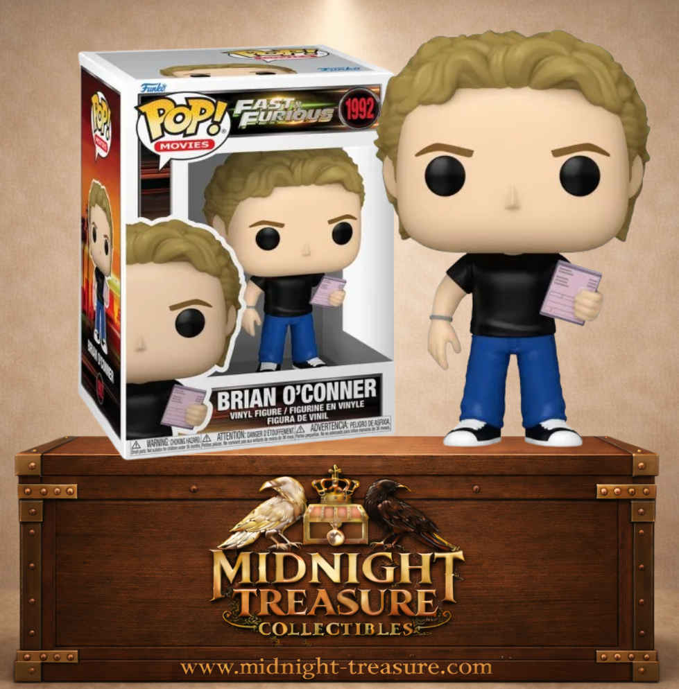 Funko Pop! Movies N°1992 – Brian O’Conner – Fast & Furious. Version policier infiltré avec carnet.