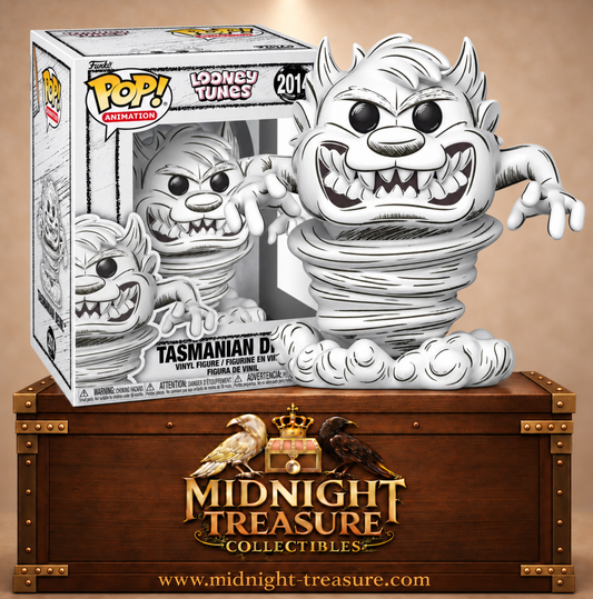 Funko Pop! Animation N°2014 Taz Diable de Tasmanie en tornade avec finition Sketched Deco – Looney Tunes