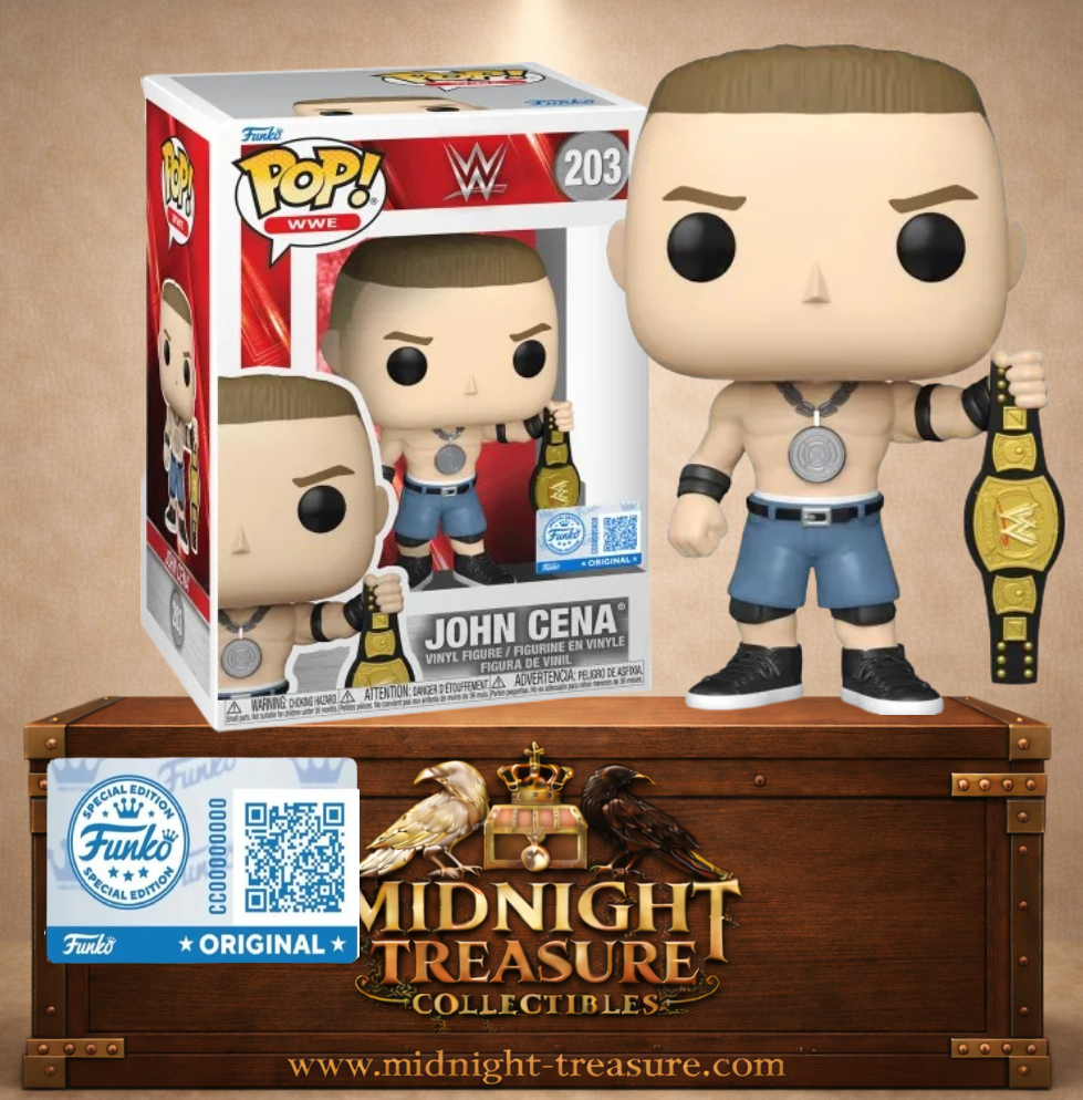 Funko Pop! WWE N°203 – John Cena ceinture Spinner Championship WWE.
