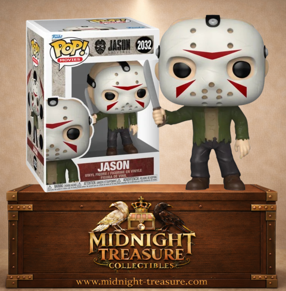 Funko Pop! Movies N°2032 – Jason Voorhees avec son masque de hockey et sa machette, inspiré de Friday the 13th (Vendredi 13).