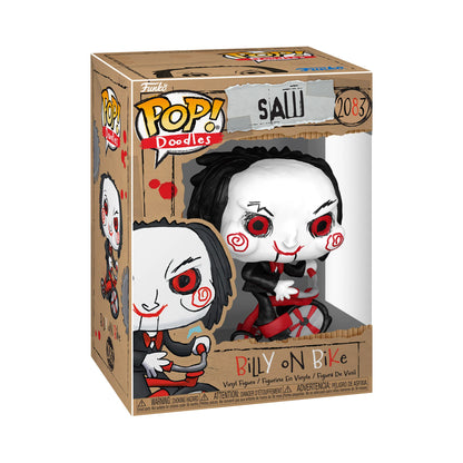 🌀🚲 Funko Pop! Movies N°2083 – Billy on Bike (Doodles) (Billy à vélo – Doodles) – Saw 🚲🌀