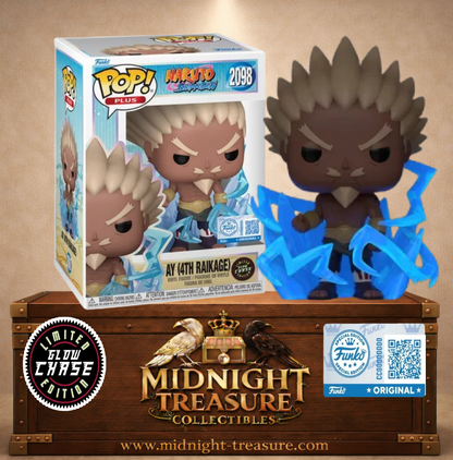 ⚡💙 Funko Pop! Plus N°2098 – Ay (4th Raikage) [Chase Glow in the Dark] – Naruto Shippuden 💙⚡