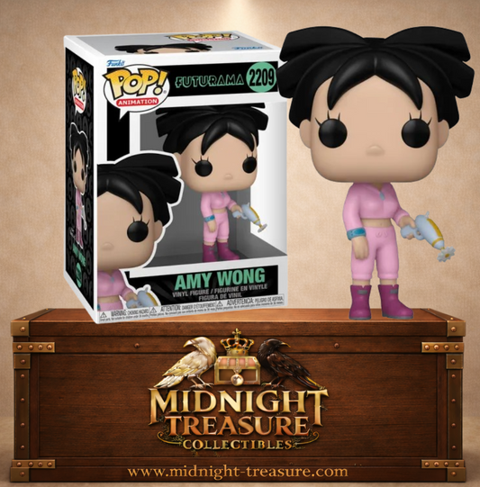 Funko Pop! Animation N°2209 – Amy Wong Futurama combinaison rose explosif Planet Express.