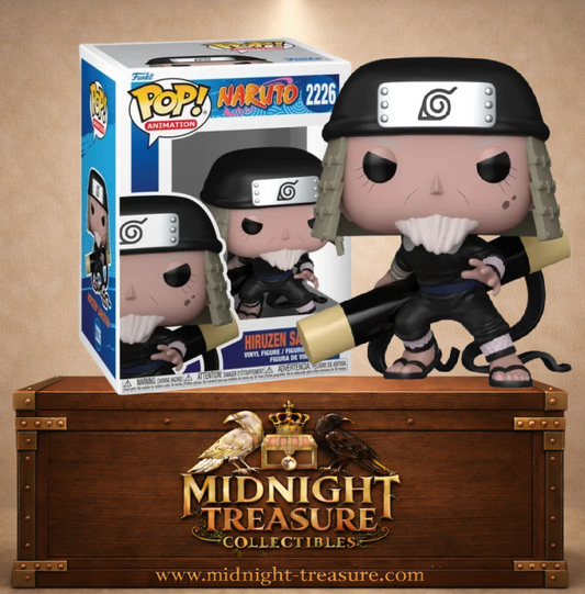 Funko Pop! Animation N°2226 – Hiruzen Sarutobi Naruto Enma combat Hokage.