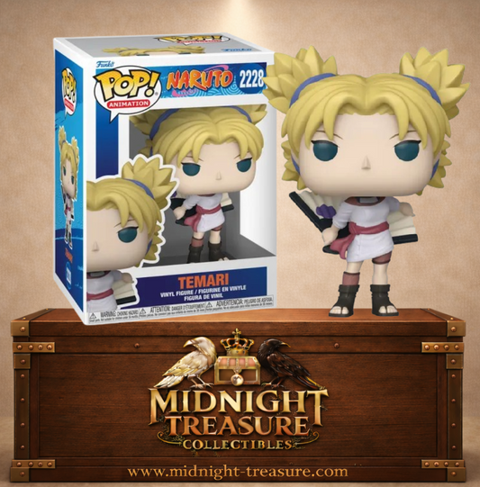 Funko Pop! Animation N°2228 – Temari Naruto avec éventail géant.