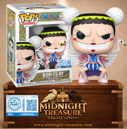 Funko Pop! Animation N°2235 Bon Clay Mr. 2 avec sa tenue aux cygnes – One Piece