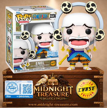 Funko Pop! Animation N°2236 Ener Chase avec visage horrifié – One Piece