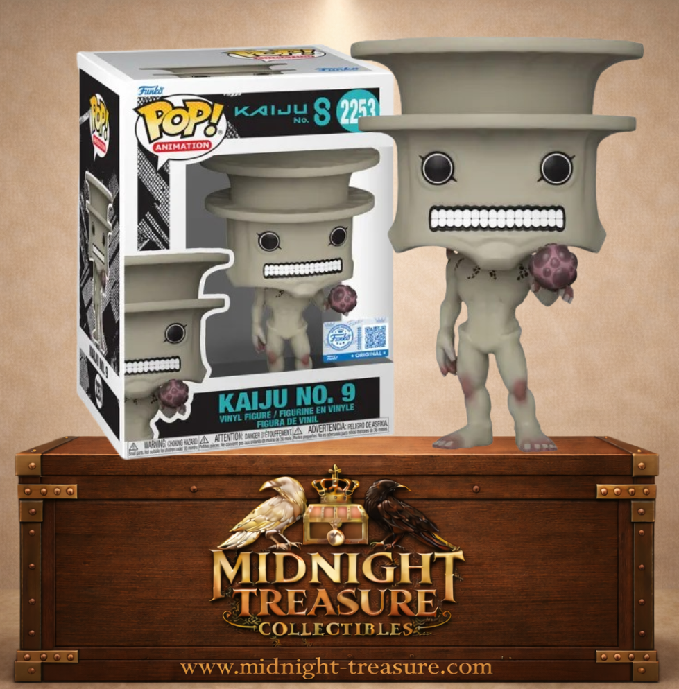 Funko Pop! Animation N°2253 – Kaiju No 9 – Kaiju No 8. Figurine monstre humanoïde avec design inquiétant et organe en main.