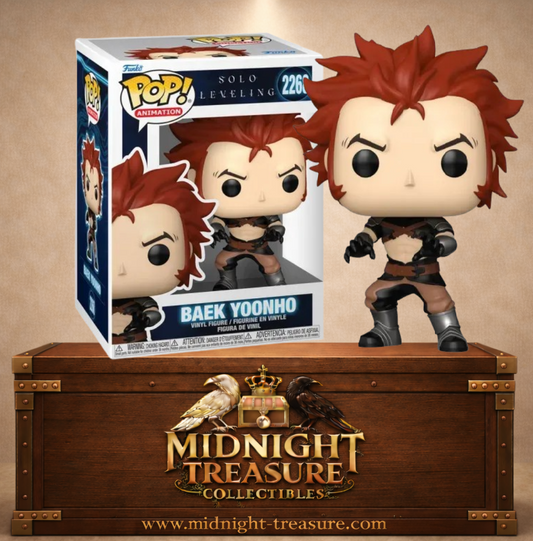 Funko Pop! Animation N°2268 – Baek Yoonho Solo Leveling posture combat.