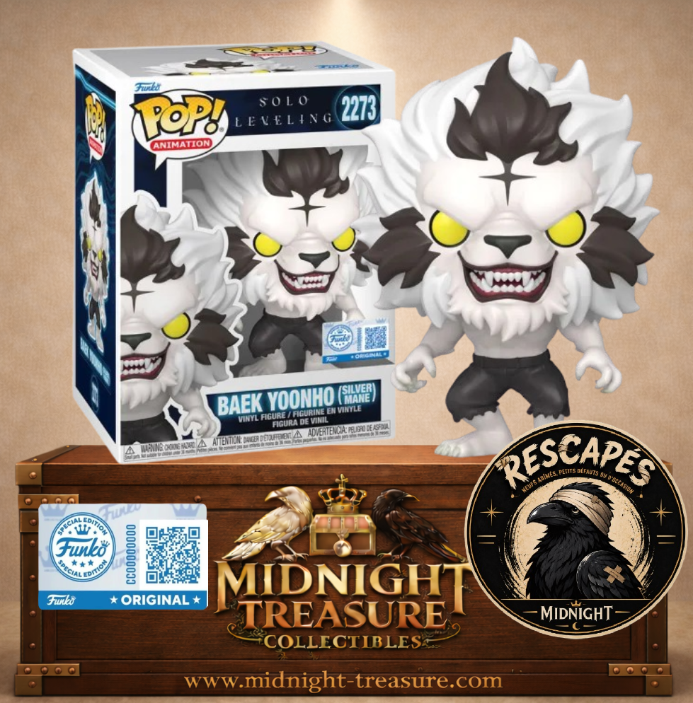 🐯⚔️ Funko Pop! Animation N°2273 – Baek Yoonho (Silver Mane) – Solo Leveling – Funko Original ⚔️🐯
