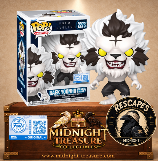 🐯⚔️ Funko Pop! Animation N°2273 – Baek Yoonho (Silver Mane) – Solo Leveling – Funko Original ⚔️🐯