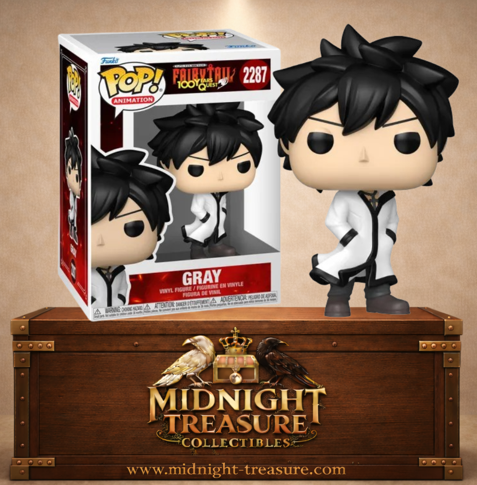 Funko Pop! Animation N°2287 – Gray Fullbuster Fairy Tail 100 Years Quest tenue manteau blanc.