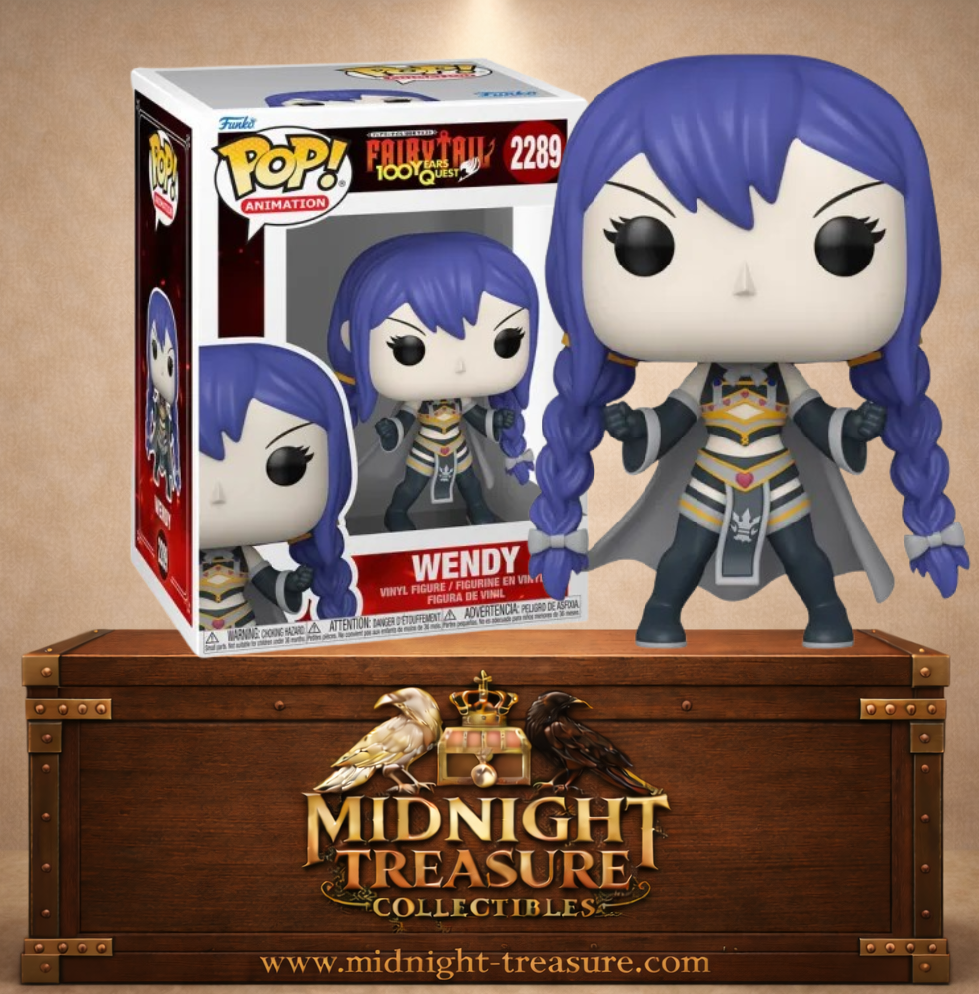 Funko Pop! Animation N°2289 – Wendy Marvell Fairy Tail 100 Years Quest magie enchantement combat.