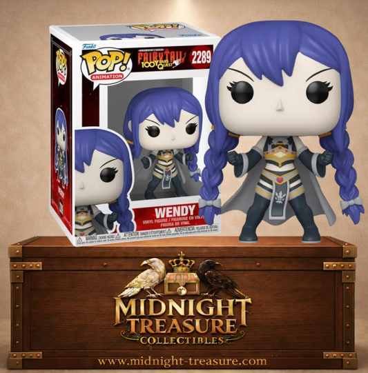 Funko Pop! Animation N°2289 – Wendy Marvell Fairy Tail 100 Years Quest magie enchantement combat.