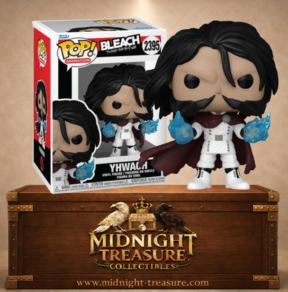 Funko Pop! Animation N°2395 – Yhwach dans sa tenue impériale du Wandenreich utilisant son énergie spirituelle Reishi dans Bleach Thousand-Year Blood War.