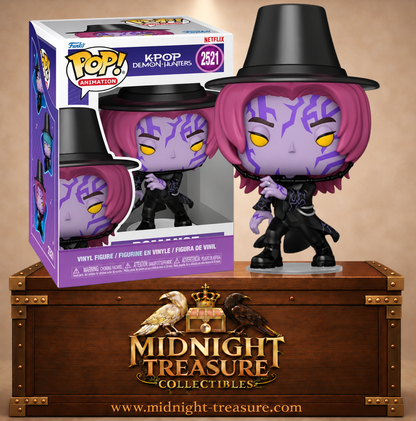 Funko Pop! Animation N°2521 Romance sous sa forme démoniaque avec gat noir – KPop Demon Hunters