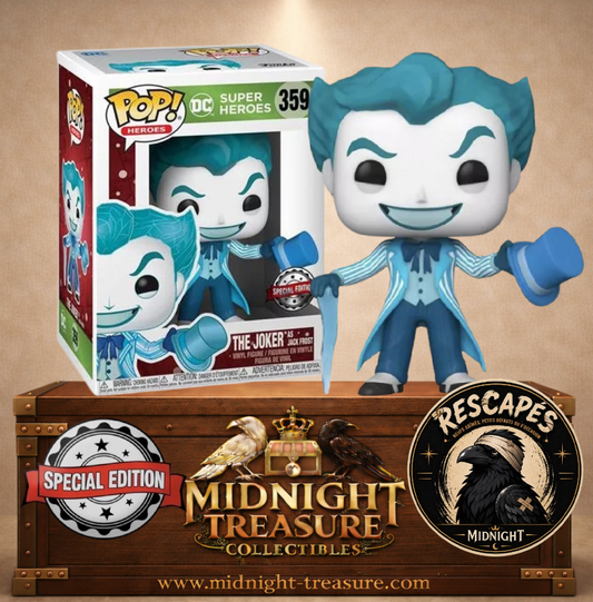 ❄️🃏 Funko Pop! Heroes N°359 – The Joker as Jack Frost (Le Joker en Jack Frost) – Special Edition (Édition Spéciale) – DC Super Heroes 🃏❄️  PRODUIT RESCAPÉ