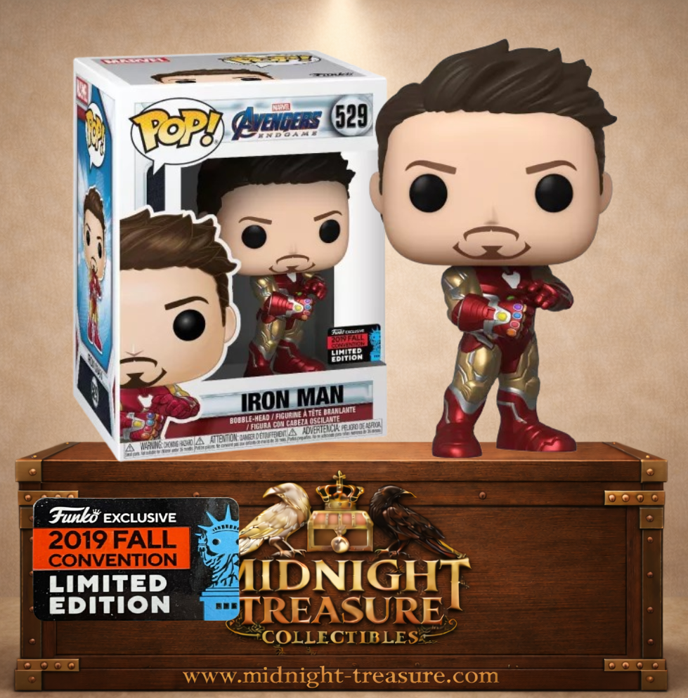 Funko Pop! Marvel N°529 – Iron Man, édition Fall Convention / New York Comic Con 2019 inspirée de Avengers: Endgame.