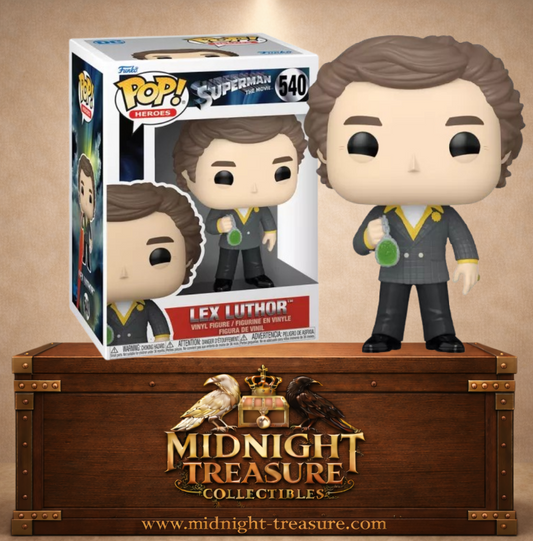 Funko Pop! Movies N°540 – Lex Luthor – Superman le film 1978. Figurine avec collier de kryptonite verte.
