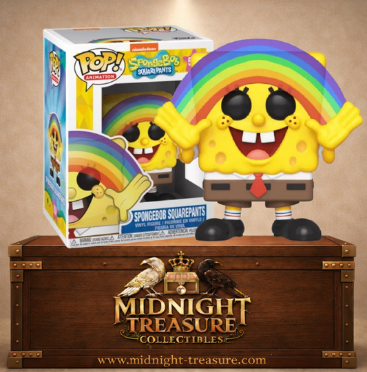Funko Pop! Animation N°558 – Bob l’éponge arc en ciel imagination.