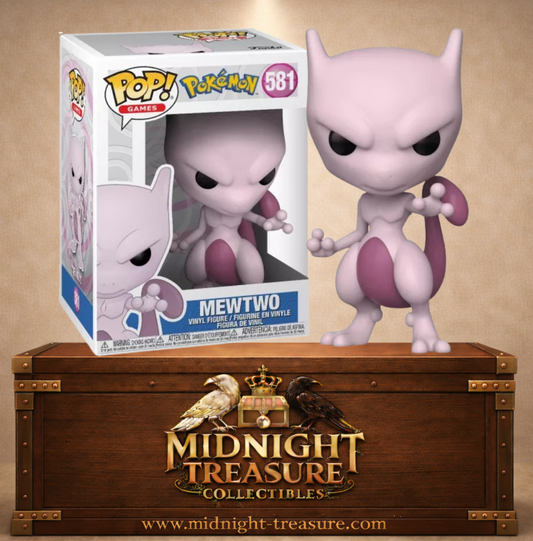 🧬🟣 Funko Pop! N°581 – Mewtwo – Pokémon 🟣🧬