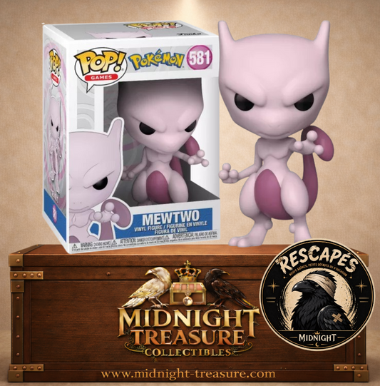 🧬🟣 Funko Pop! N°581 – Mewtwo – Pokémon 🟣🧬PRODUIT RESCAPÉ