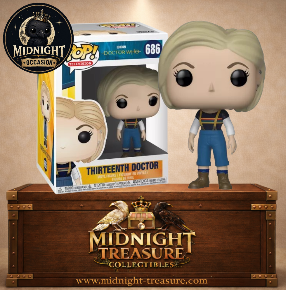 Funko Pop! Doctor Who N°686 – Thirteenth Doctor incarné par Jodie Whittaker avec sa tenue emblématique de la série Doctor Who.